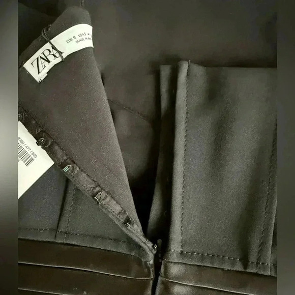 NWT • Zara LIMITED edition wool blend midi dress black Small - Picture 10 of 11